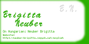 brigitta neuber business card